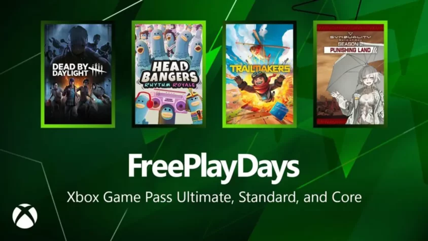 Free Play Days Xbox Game Pass Ultimate Standard Core — Dead by Daylight и другие Free Play Days Xbox Game Pass Ultimate Standard Core Dead by Daylight Headbangers Trailmakers Synduality Echo of Ada