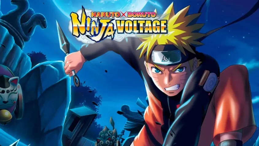 Naruto x Boruto: Ninja Voltage - Наруто с кунаем на фоне луны