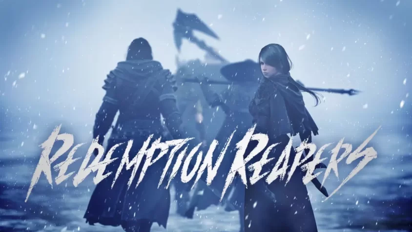 Обложка игры Redemption Reapers с антуражем тёмного фэнтези и холодным приемом Похмурые герои из Redemption Reapers уходят в закат, где их снова никто не ждал