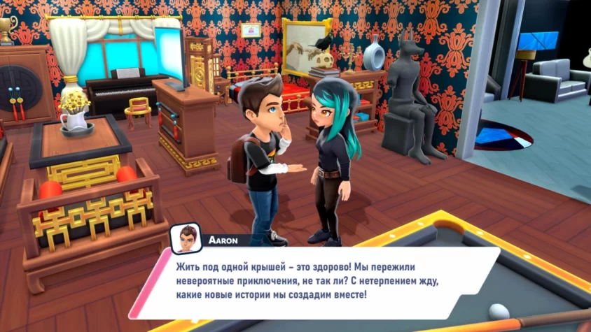 Диалог двух звёзд контента на фоне сомнительного интерьера