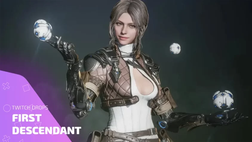 Все Twitch Drops в First Descendant — история раздач и наград Женский персонаж из First Descendant с Twitch Drops наградами в виде сфер