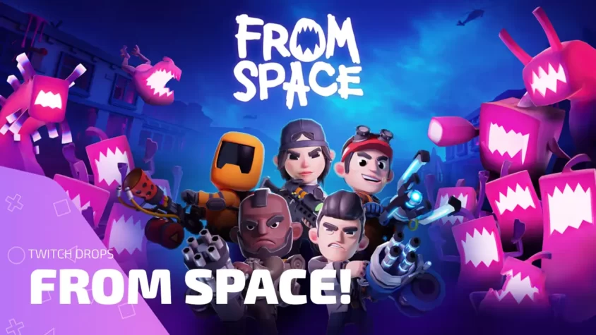 From Space и Twitch Drops — сражение за бонусы началось Все герои From Space против розовых монстров во время Twitch Drops кампании