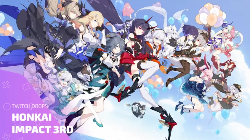 Twitch Drops Honkai Impact 3rd — список раздач и наград Все персонажи Honkai Impact 3rd на фоне акции Twitch Drops