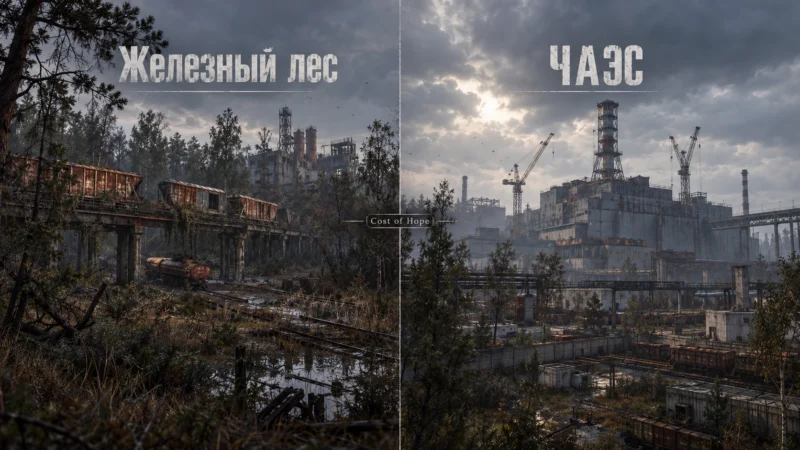 Железный лес и Чернобыльская АЭС — новые области Cost of Hope